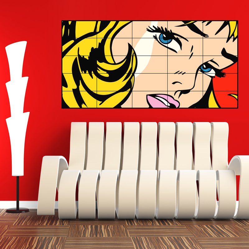Termoarredo design Pop art con stampa artistica